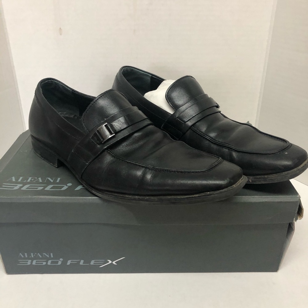 Alfani 360 Flex leather Dress Shoes Career Shoes